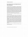 Research paper thumbnail of José Antonio Saco: An Early Critic of Anti-Semitism