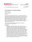 Research paper thumbnail of The Possibility of Eco-­Literate Music Pedagogy