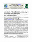 Research paper thumbnail of The Role of Egypt Agricultural Channel in the Enhancement of Farmers' Agricultural Knowledge in Kafr El-Sheikh Governorate, Egypt