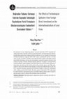 Research paper thumbnail of Doğrudan Yabancı Sermaye Yatırımı Kaynaklı Teknolojik Yayılımların Yerel Firmaların Uluslararasılaşma Faaliyetleri Üzerindeki Etkileri