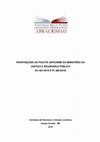 Research paper thumbnail of Proposições ao Pacote Anticrime do Governo Federal