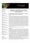 Research paper thumbnail of Abundance of Mosquitoes larvae in various microhabitats and the concern for invasion of human community