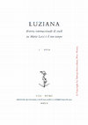 Research paper thumbnail of L. Ferri, La navigazione celeste. Poesia ed escatologia nel primo Luzi, «Luziana», 3, 2019, pp. 39-47.