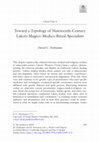 Research paper thumbnail of Toward a Typology of Nineteenth-Century Lakota Magico-Medico-Ritual Specialists