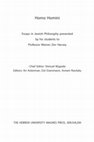 Research paper thumbnail of *Adam Le-Adam, Homo Homini: Essays in Jewish Philosophy Presented by His Students to Professor Warren Zev Harvey*, eds. Shmuel Wygoda, et al. (Jerusalem: Magnes, 2016)