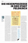 Research paper thumbnail of Die Hexenprozesse in der Stadt Feldkirch