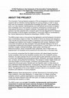 Research paper thumbnail of ABOUT THE PROJECT