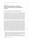 Research paper thumbnail of Translation: Asiatic Mode of Production as Method: The Discourse of Democracy and Modernity in Korea