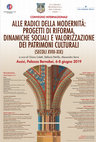 Research paper thumbnail of Alle radici della modernità: progetti di riforma, dinamiche sociali e valorizzazione dei patrimoni culturali (secoli XVIII-XIX)