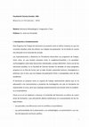 Research paper thumbnail of Programa Seminario Metodologia II Integracion y Tesis - Maestría en Periodismo - FSoc-UBA