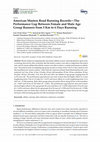 Research paper thumbnail of American Masters Road Running Records-The Performance Gap Between Female and Male Age Group Runners from 5 Km to 6 Days Running