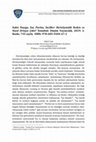 Research paper thumbnail of Book Review: " Zafer Duygu. İsa, Pavlus, İnciller: Hıristiyanlık Neden ve Nasıl Ortaya Çıktı?. İstanbul: Düşün Yayınları, 2019 (İkinci Baskı). 735 sayfa." Ankara Üniversitesi İlahiyat Fakültesi Dergisi 60:1. 2019.