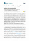 Research paper thumbnail of Impacts of Internet of Things on Supply Chains: A Framework for Warehousing