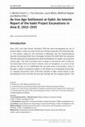 Research paper thumbnail of An Iron Age Settlement at Gabii: An Interim Report of the Gabii Project Excavations in Area D