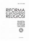 Research paper thumbnail of M. Fratini rec. La Congregazione dell’Indice, l’esecuzione dell’Index del 1596 e gli ordini religiosi in Italia, a cura di A. Serra, 2018_in RMR 5 2019