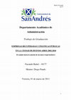 Research paper thumbnail of EMPRESAS RECUPERADAS Y POLITICAS PÚBLICAS EN LA CIUDAD DE BUENOS AIRES 2002-2010