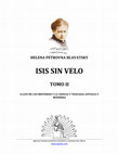 Research paper thumbnail of H.P. Blavatsky Isis sin Velo 2