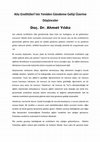 Research paper thumbnail of Köy Enstitüleri'nin Yeniden Gündeme Gelişi Üzerine