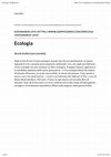 Research paper thumbnail of Dizionario Levi: Ecologia