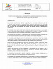 Research paper thumbnail of "CONSTRUCCION ADECUACION Y MANTENIMIENTO DE INSTITUCIONES EDUCATIVAS