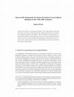 Research paper thumbnail of Korea in the Framework of Latvian-Far Eastern Cross-Cultural Relations in the 19th-20th Centuries Kaspars Klavins