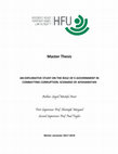 Research paper thumbnail of AN EXPLORATIVE STUDY ON THE ROLE OF E-GOVERNMENT IN COMBATTING CORRUPTION: SCENARIO OF AFGHANISTAN