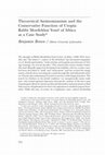 Research paper thumbnail of Theoretical Antinomianism and the Conservative Function of Utopia: Rabbi Mordekhai Yosef of Izbica as a Case Study (English)