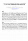 Research paper thumbnail of CORRELATION OF OVERWEIGHT AND ACADEMIC ACHIEVEMENT AT GRADE 1-3 PUPIL AT PRIMARY SCHOOL 2018