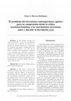 Research paper thumbnail of El problema del terrorismo contemporáneo: aportes para su comprensión desde la crítica trotskista-leninista a los movimientos terroristas antes y durante la Revolución rusa