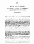 Research paper thumbnail of Ritual Structure and Material Culture in the Guide to Bodhisattva Practice