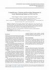 Research paper thumbnail of Competitiveness, Clustering and Knowledge Management of Greek Manufacturing Industry at Post-Crisis Era