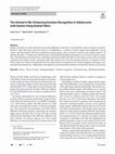 Research paper thumbnail of The Animal in Me: Enhancing Emotion Recognition in Adolescents with Autism Using Animal Filters