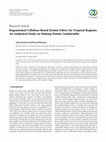 Research paper thumbnail of Regenerated Cellulose-Based Denim Fabric for Tropical Regions: An Analytical Study on Making Denim Comfortable