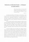 Research paper thumbnail of Entrevista com Eduardo Soares - A Tradição da Teoria Crítica