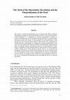 Research paper thumbnail of The Myth of the Shareholder Revolution and the Financialisation of the Firm