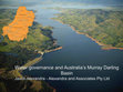 Research paper thumbnail of Water governance and Australia's Murray Darling Basin