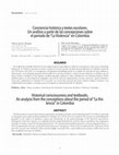 Research paper thumbnail of CONCIENCIA HISTÓRICA Y TEXTOS ESCOLARES. UN ANÁLISIS A PARTIR DE LAS CONCEPCIONES SOBRE EL PERIODO DE "LA VIOLENCIA" EN COLOMBIA