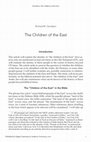 Research paper thumbnail of The Children of the East