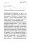 Research paper thumbnail of CfP "Alleinsein im Altertum: Antike Vorstellungen und Erfahrungen von Menschenscheu, Isolation und Einsamkeit"