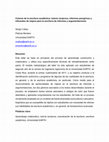 Research paper thumbnail of Colores de la escritura académica: tutoría recíproca, informes peregrinos y tribunales de mejora para la escritura de informes y argumentaciones