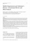 Research paper thumbnail of Midlife Hypertension and Alzheimer's Disease: A Systematic Review and Meta-Analysis