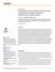 Research paper thumbnail of Freshwater reservoir offsets and food crusts: Isotope, AMS, and lipid analyses of experimental cooking residues