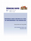 Research paper thumbnail of Universal Basic Income as a Tool of Empowerment for Minorities