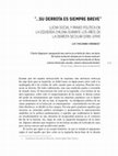 Research paper thumbnail of "...SU DERROTA ES SIEMPRE BREVE". LUCHA SOCIAL Y PRAXIS POLÍTICA EN LA IZQUIERDA CHILENA DURANTE LOS AÑOS DE LA DERROTA SECULAR (1986-1994)