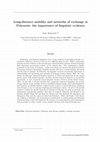 Research paper thumbnail of Long-distance mobility and networks of exchange in Polynesia: the importance of linguistic evidence