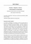 Research paper thumbnail of Call for Papers: Frontières – Intégrations – Sciences : Le Rhin Supérieur en transformation