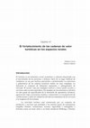 Research paper thumbnail of El fortalecimiento de las cadenas de valor turísticas en los espacios rurales