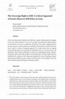 Research paper thumbnail of The Sovereign Right to Kill: A Critical Appraisal of Israel's Shoot-to-Kill Policy in Gaza