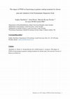 Research paper thumbnail of The impact of PTSD on functioning in patients seeking treatment for chronic pain and validation of the Posttraumatic Diagnostic Scale