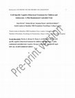 Research paper thumbnail of GAD-Specific Cognitive Behavioral Treatment for Children and Adolescents: A Pilot Randomized Controlled Trial